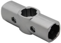 41D-151-0 MODULAR SOLUTION D28 CONNECTOR<BR>CONNECTOR SHAFT TO DUAL END INLINE